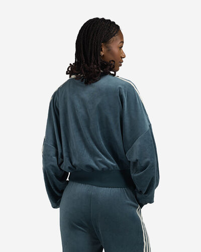 Liberty London Debossed Velvet Sweatshirt