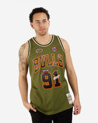 Mitchell & Ness Chicago Bulls Dennis Rodman 1997-98 Swingman Jersey SMJY4847-CBU97DRDDKGN Green 1