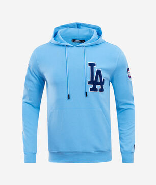 Los Angeles Dodgers Classic Chenille Double Knit Pull Over Hoodie