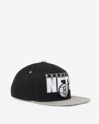 Mitchell & Ness Brooklyn Nets Billboard Classic Snapback Hat 6HSSDX19016-BNEBKGY Black 1