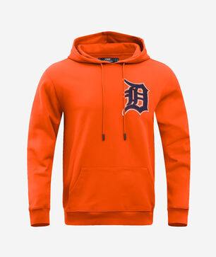 Detroit Tigers Classic Chenille Double Knit Pull Over Hoodie