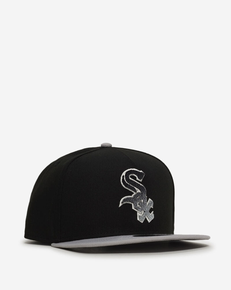 New Era 9Fifty Chicago White Sox A-Frame Snapback Hat 60914664 Black 1