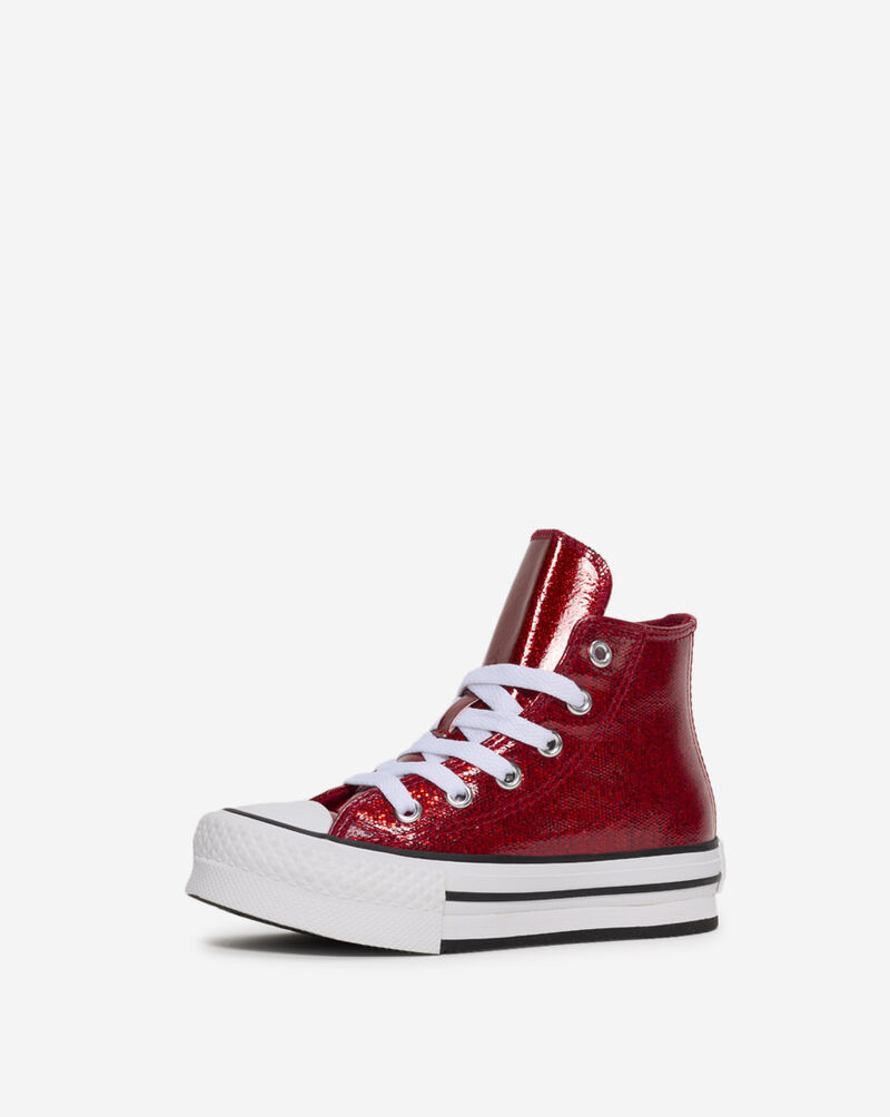 Converse Pre-School Chuck Taylor All Star Lift Platform Disco A17659C Red 2