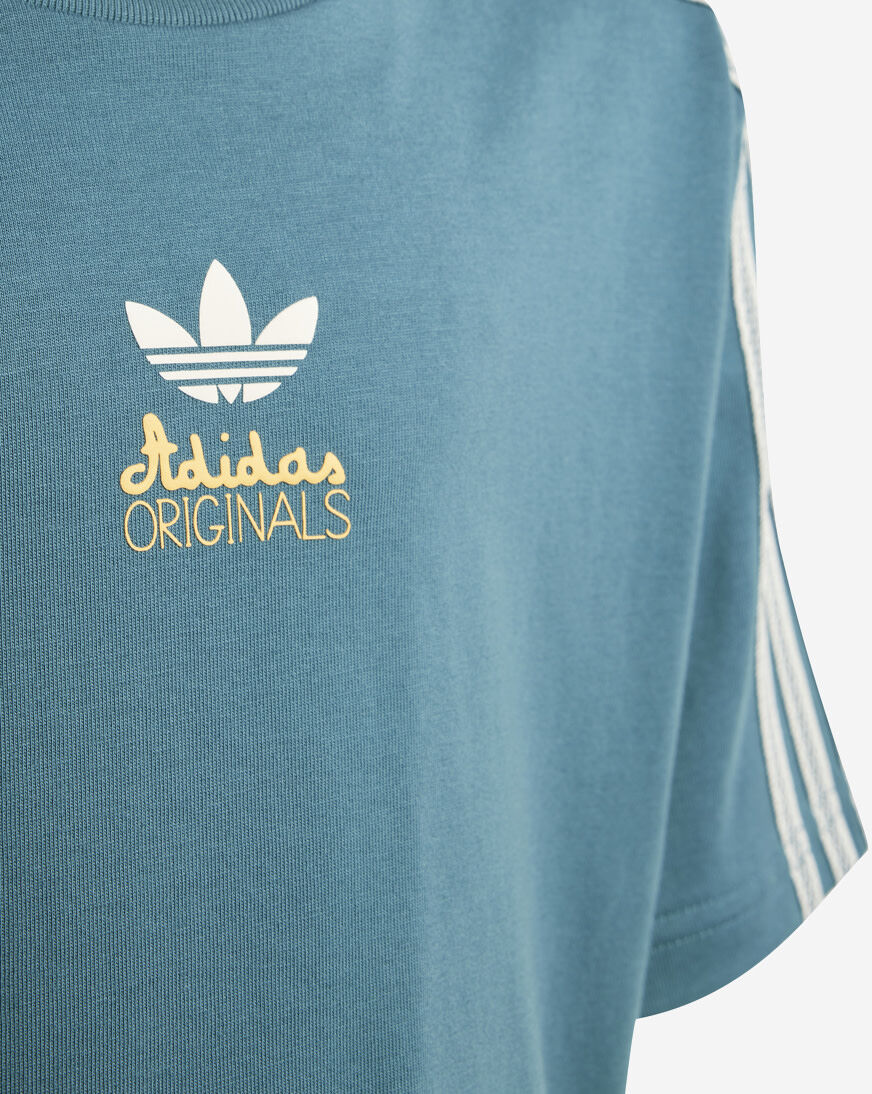 ◆adidas◆ Stripe Tee Tech Green KB8357 adidas Originals Stripe Tee - Multicolor | Free Shipping