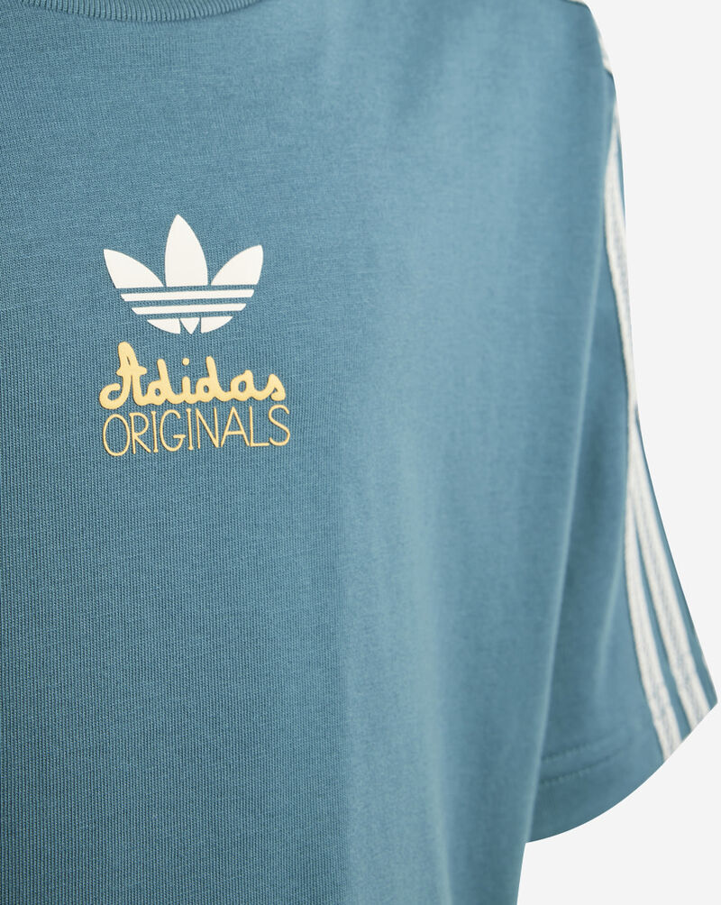 adidas Kids' Originals Summer Glow Tee KC0777-TECHGREEN Green 4