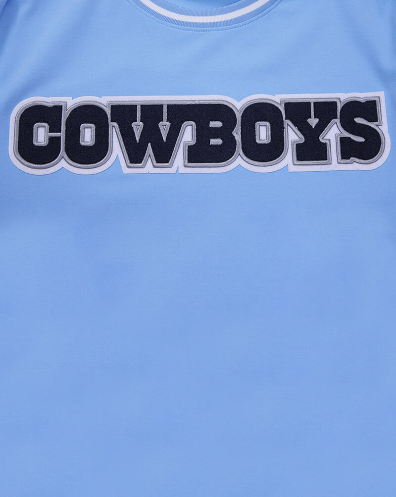 PRO STANDARD Dallas Cowboys Classic Chenille Double Knit Tee FDC1410292-UNI Blue 2