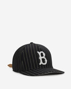 New Era 9Forty Los Angeles Dodgers A-Frame Dotted Pinstripe Energy Snapback Hat  60745188 Black 1