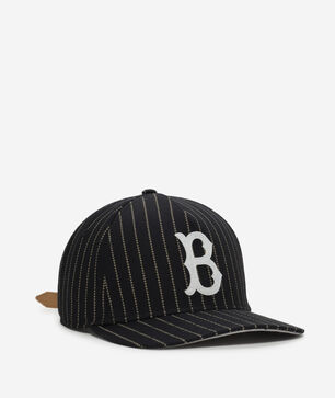 9Forty Los Angeles Dodgers A-Frame Dotted Pinstripe Energy Snapback Hat 