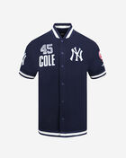 PRO STANDARD New York Yankees Gerrit Cole #45 Short Sleeve Classic Player Double Knit Warm Up Jacket LNY1315891-MDN Blue 1