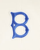 Big Girls' Brooklyn Dodgers Retro Classic Rib Fleece Pullover Hoodie