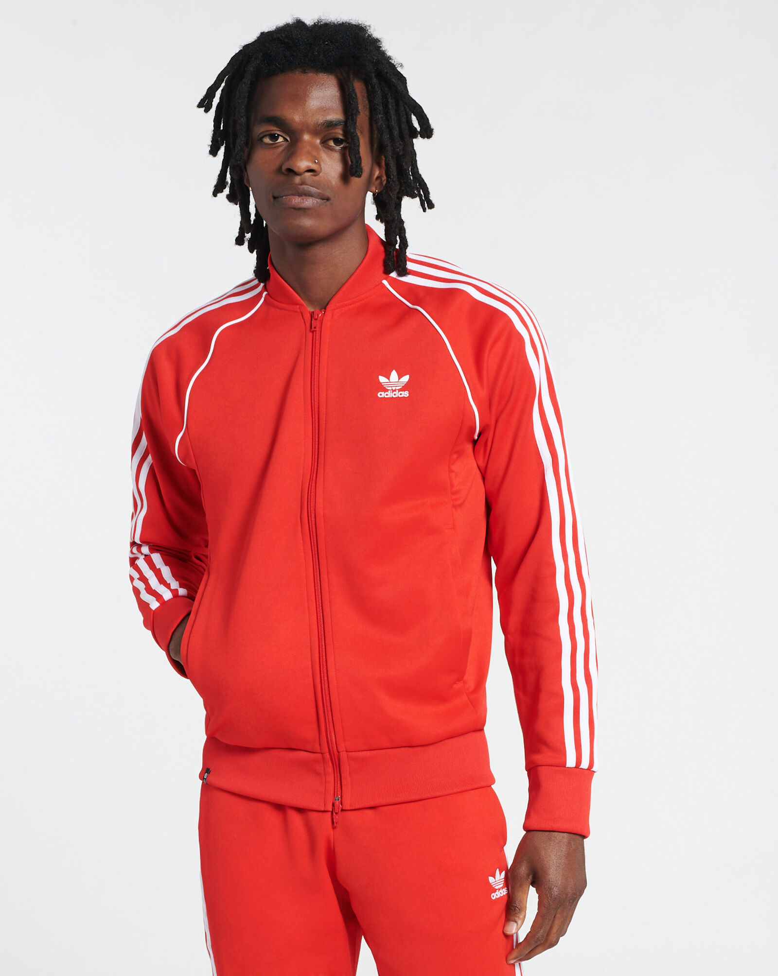 Shop adidas SST Primeblue Track Jacket HF2124 red | SNIPES USA