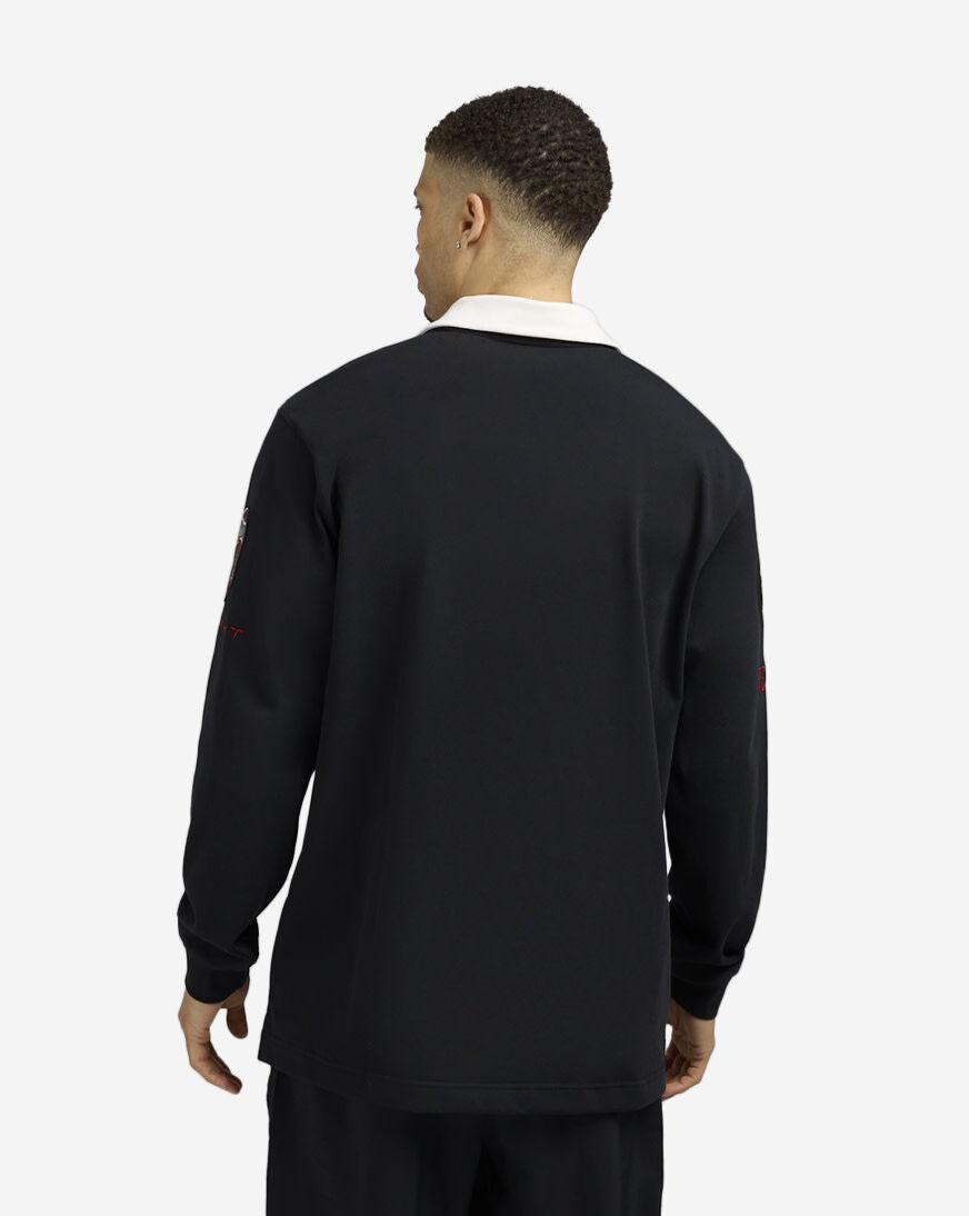 Shop Jordan Essentials Long-Sleeve Rugby Top HF9323-010