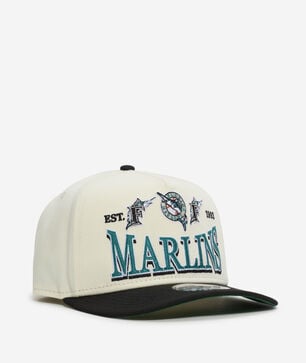 9Fifty Miami Marlins Tri Hit A-Frame Snapback Hat