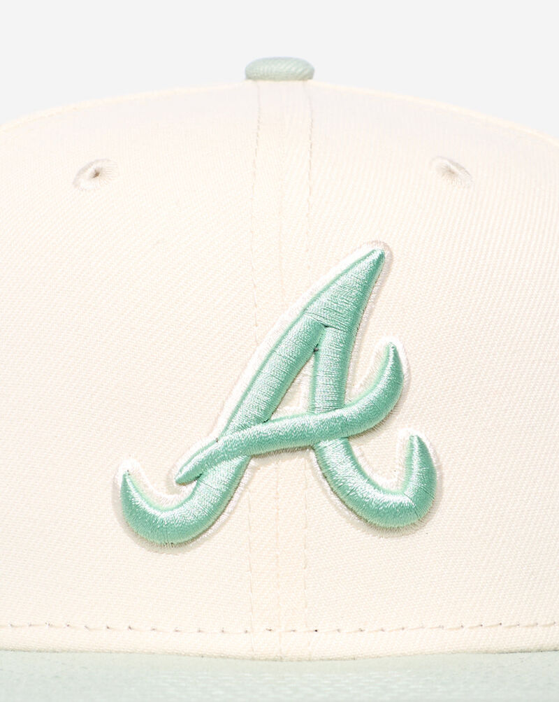 New Era 59Fifty Atlanta Braves Fitted Hat 60904444 cream 2