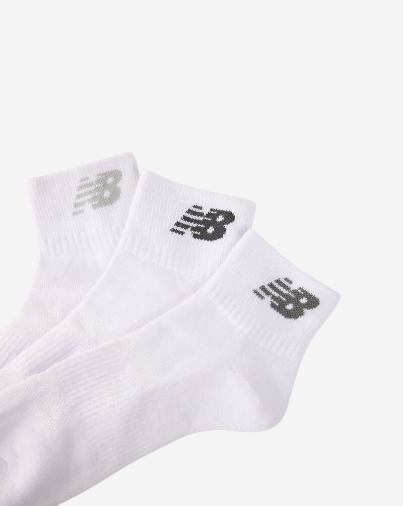 New Balance Quarter 3-Pack Socks NBU241QT01 White 3