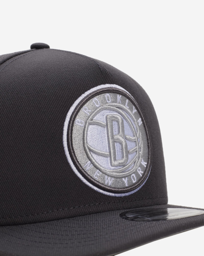 New Era 9Fifty Brooklyn Nets A-Frame Snapback Hat 70932236 Grey 2