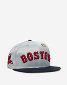 New Era 59Fifty Boston Red Sox Satin Fitted Hat 60623212 Grey 1