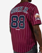 Mitchell  Ness Chicago American Giants Luis Robert Jr. Authentic Batting Practice Pinstripes Jersey JY19328-CAMMAWH Red 3
