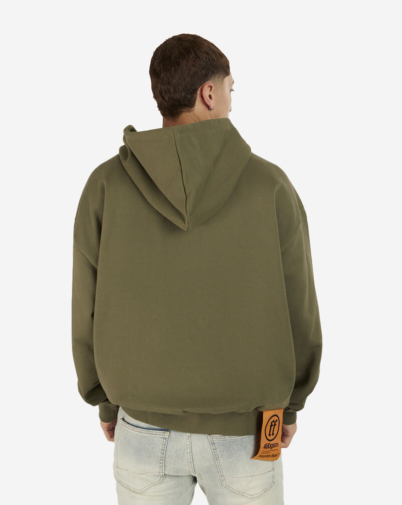 Forgotten Faces Camo Hoodie FOF0105-OLV Green 3