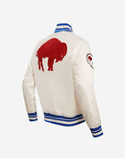 PRO STANDARD Buffalo Bills Retro Classic Rib Satin Jacket FBB643404-ERB cream 3