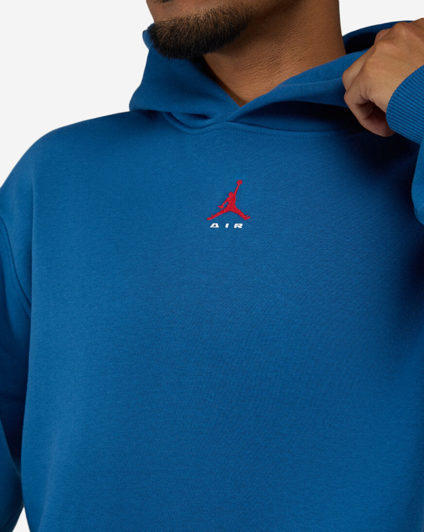 Shop Jordan Brooklyn Statement Pullover Hoodie IU0249-485 blue