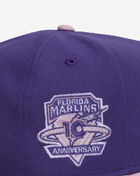 New Era 9Fifty Florida Marlins A-Frame Snapback Hat 71011799 Purple 2