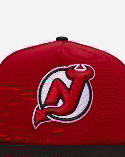 9Fifty New Jersey Devils A-Frame Two Tone Snapback Hat  9Fifty New Jersey Devils A-Frame Two Tone Snapback Hat