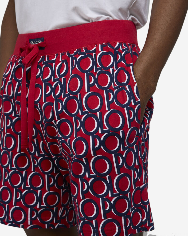 Polo Ralph Lauren Printed Sleep Shorts PK82RL-A37Y Red 3