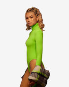 adidas  IVY PARK Turtleneck Rib Knit Bodysuit HC5969 Green 3