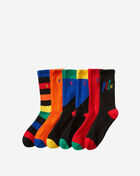Polo Crew 6Pk Socks (L)