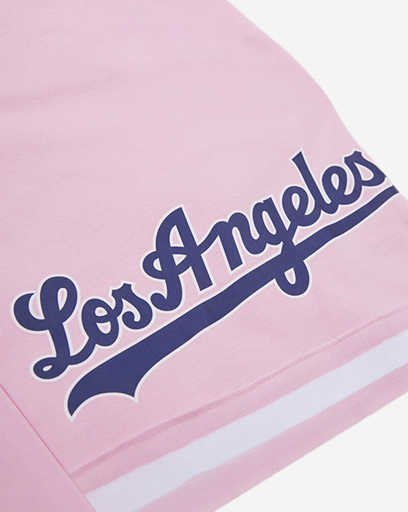 PRO STANDARD Los Angeles Dodgers Classic Chenille Double Knit Short LLD331605-PNK Pink 4
