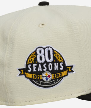9Fifty Pittsburgh Steelers Curve A-Frame Snapback Hat