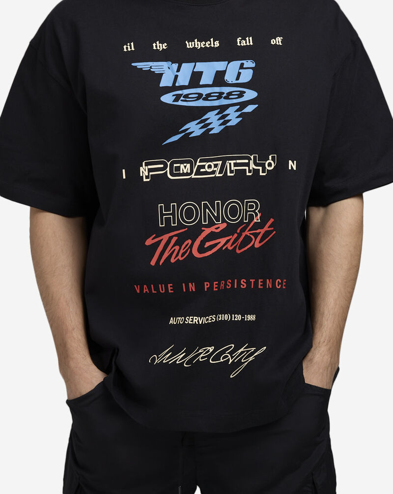 Honor The Gift Persistence Race Tee HTG250190-BLK Black 3