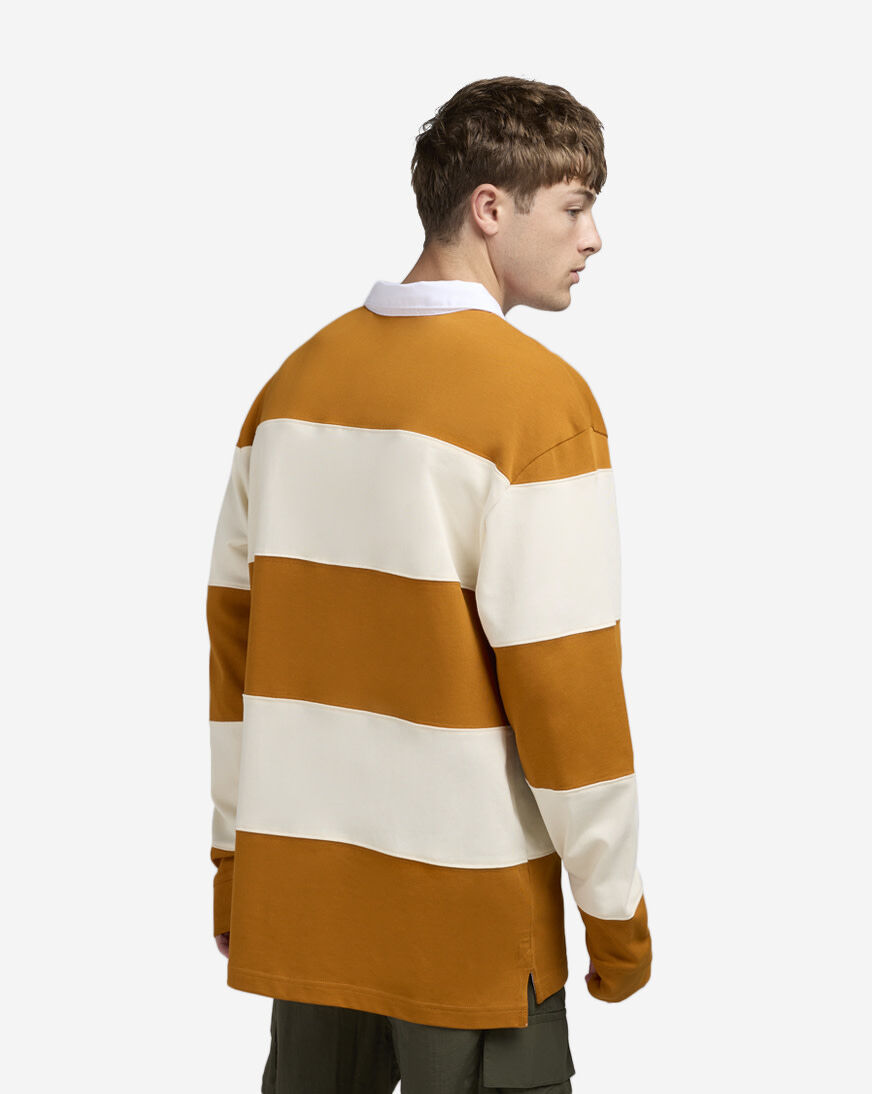 Shop SNIPES Rugby Long Sleeve Tee FW25MF006-900 orange | SNIPES USA