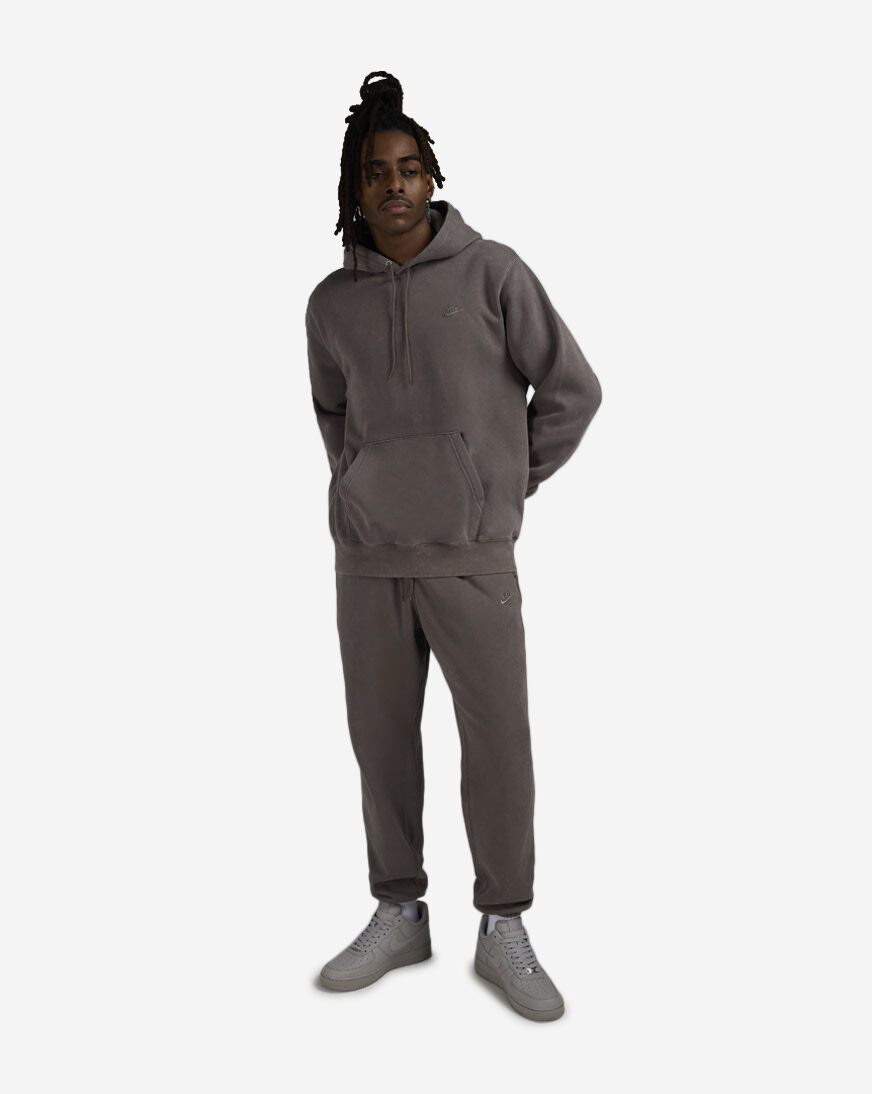 washed fleece hoodie nike