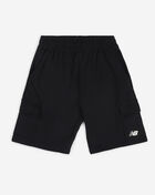 New Balance Boys' Fleece Cargo Shorts LAK51J12BK Black 1