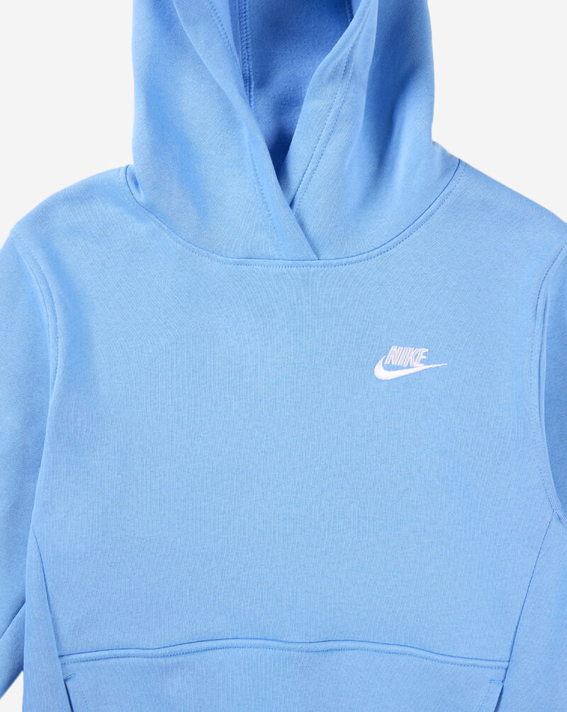 Nike Big Kids' NSW Club Fleece Hoodie FD3000-414 Blue 2