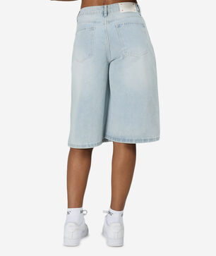 4Pkt Rhinestone Cargo Denim