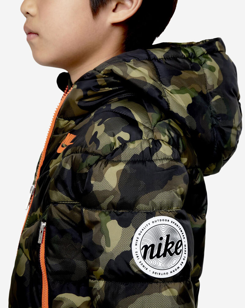 Nike Little Kids' Windrunner Puffer Jacket 86H860-A38 Camo 6