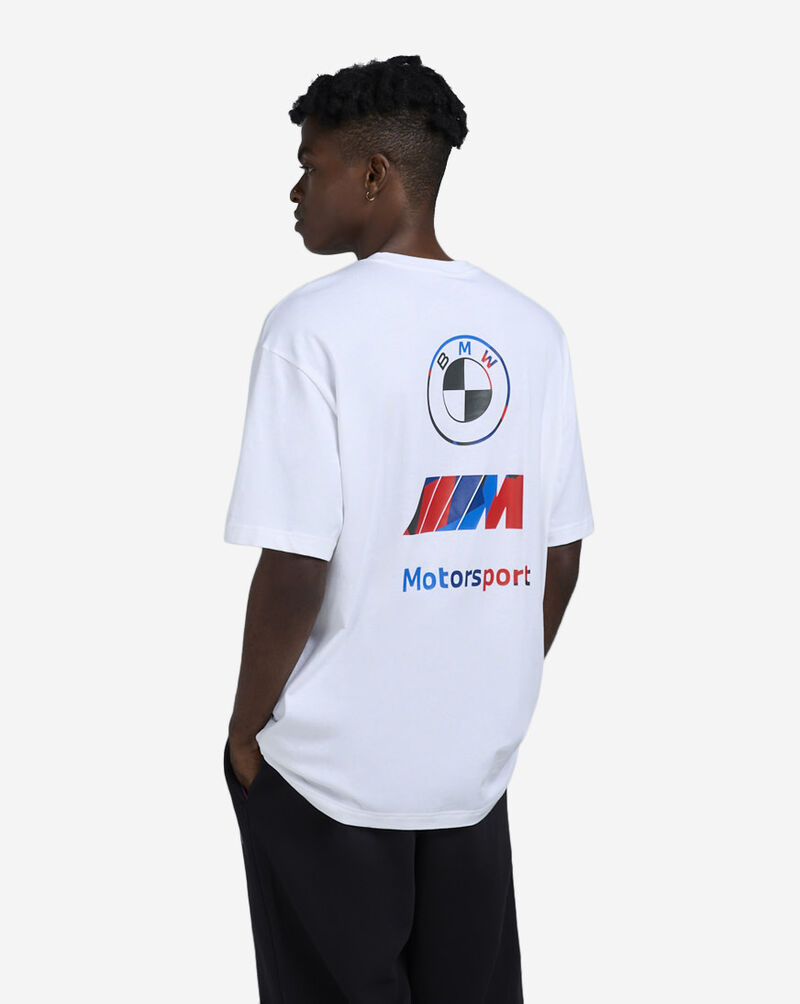 Puma BMW Motorsport Stacked Logo Tee 62922202 White 2