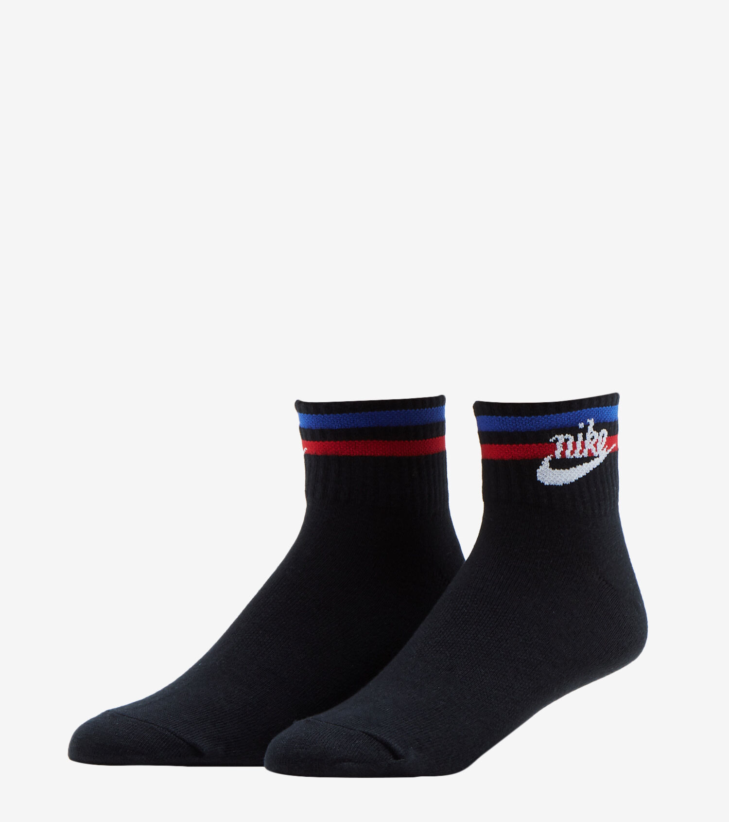 Shop Nike Graphic Max 3PK Ankle Socks - L DA2612-010 black