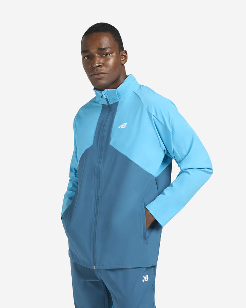 New Balance Utility Stretch Woven Jacket MJ62S4CH-ATD Blue 1