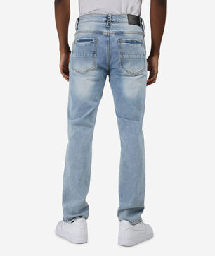 Fate PU Embellished Jeans