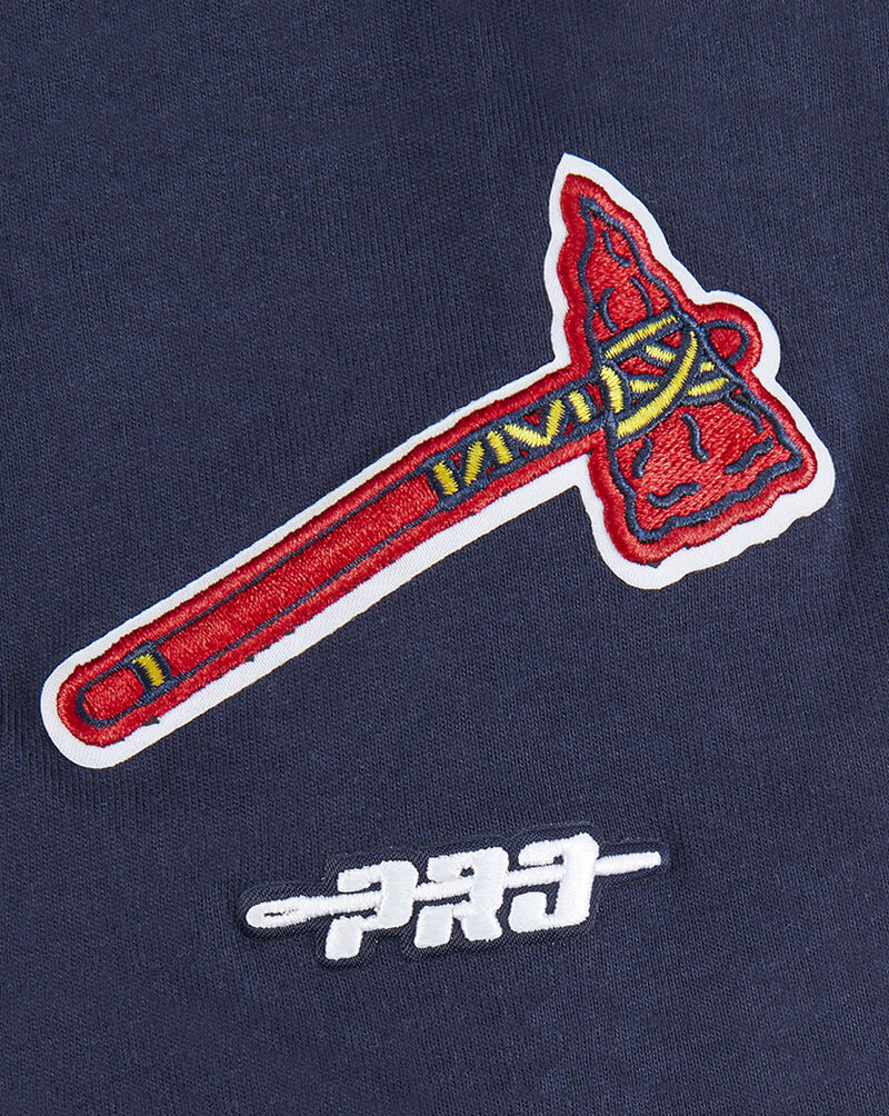 PRO STANDARD Big Boys' Atlanta Braves Classic Tee LABB1315081-MDN Blue 2