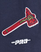 PRO STANDARD Big Boys' Atlanta Braves Classic Tee LABB1315081-MDN Blue 2