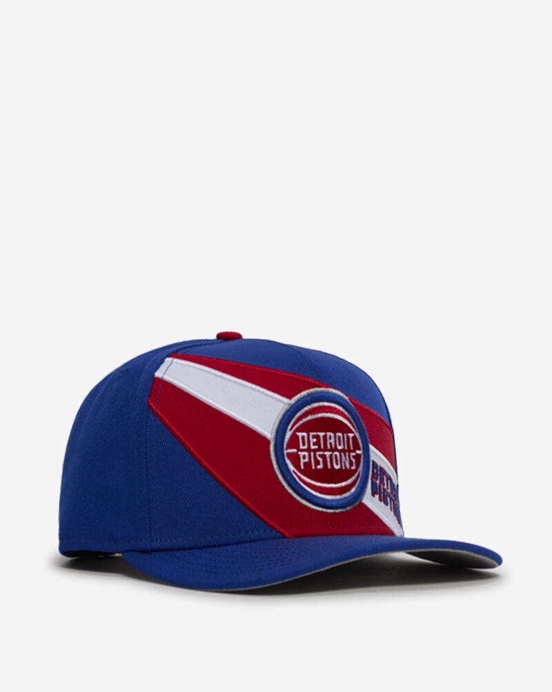 New Era 9Fifty Detroit Pistons Retro A-Frame Snapback Hat 60974196 Blue 1