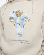 Polo Ralph Lauren Vintage Fleece Novelty Bear Hoodie 710966739001-CHLK cream 3