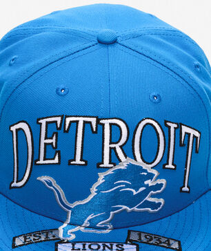 59Fifty Detroit Lions Oversized Script Fitted Hat