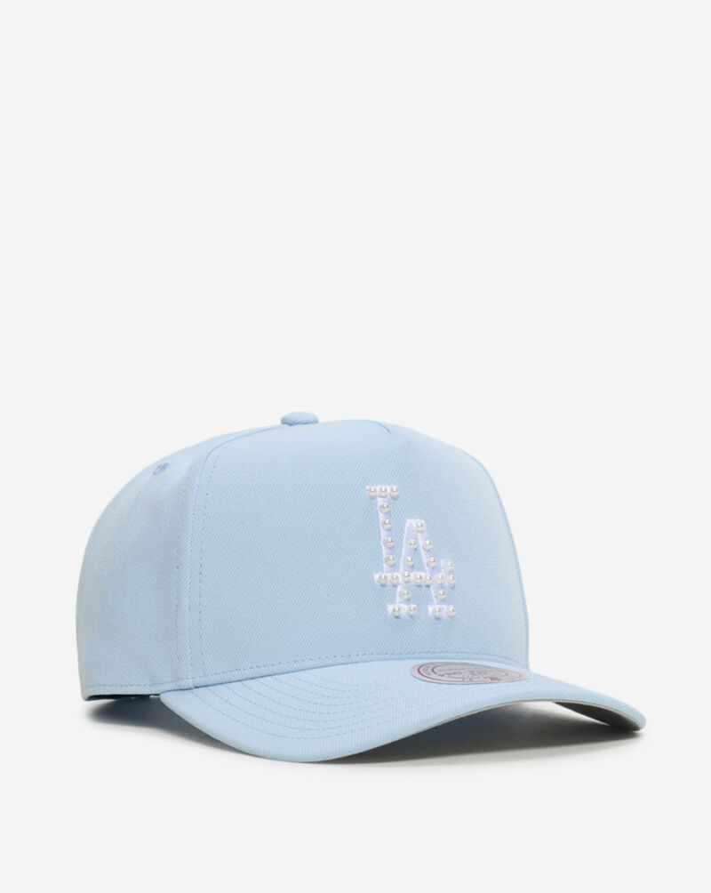 Mitchell  Ness New Los Angeles Dodgers Pro Pinch Pearls Snapback Hat HP19138-LADBLUE Blue 1