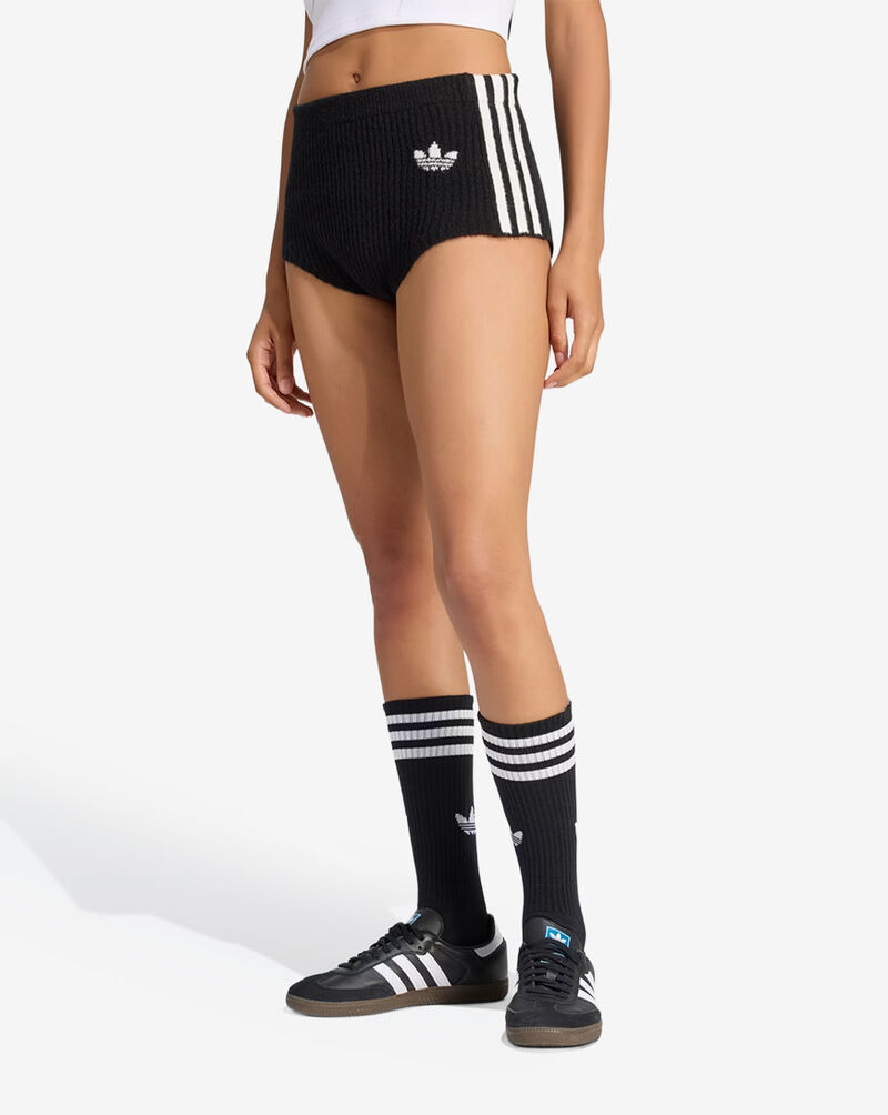 adidas Jennie Knitted Shorts LD8935-BLKWHT Black 1